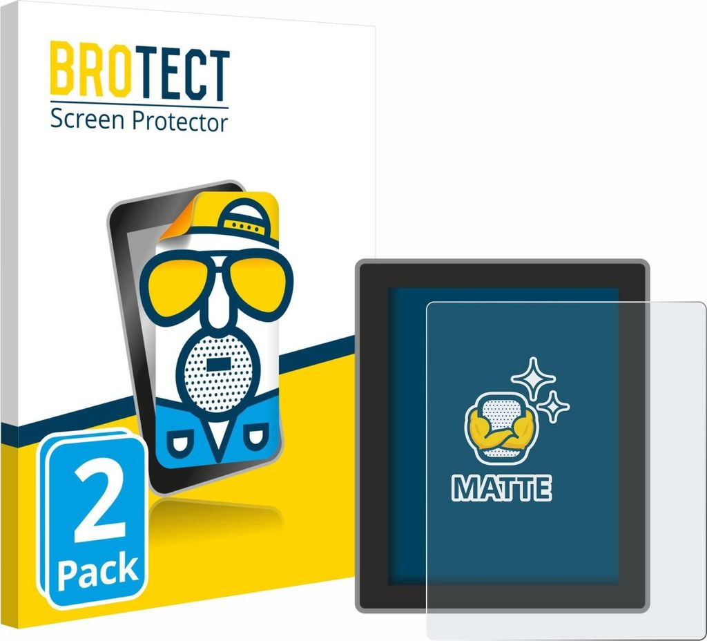 2x BROTECT Schutzfolie für Peterson Strobostomp Mini Displayschutz Displayschutzfolie Folie Matt Entspiegelungsfolie
