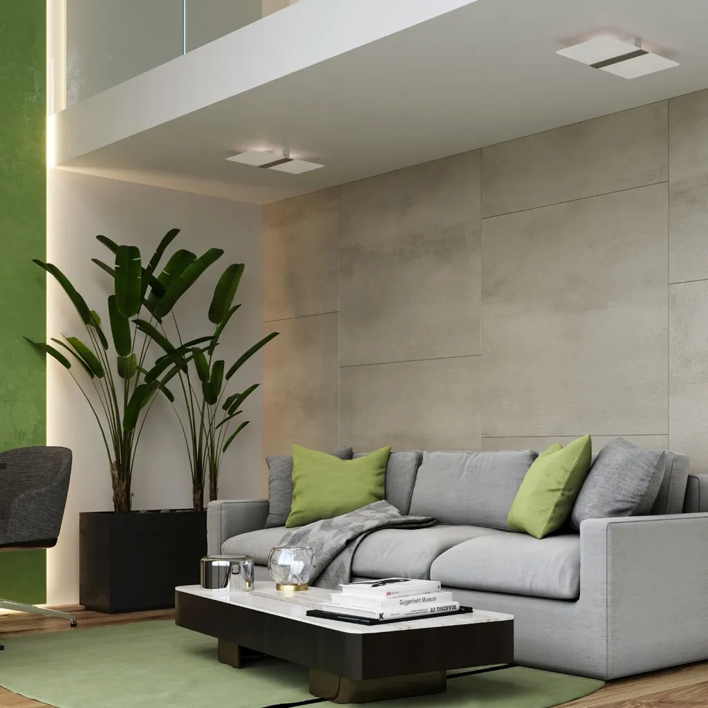 Lampada da Soffitto Sollux AZALIA 4xG9 Acciaio e Vetro Bianco | Elegante - 6