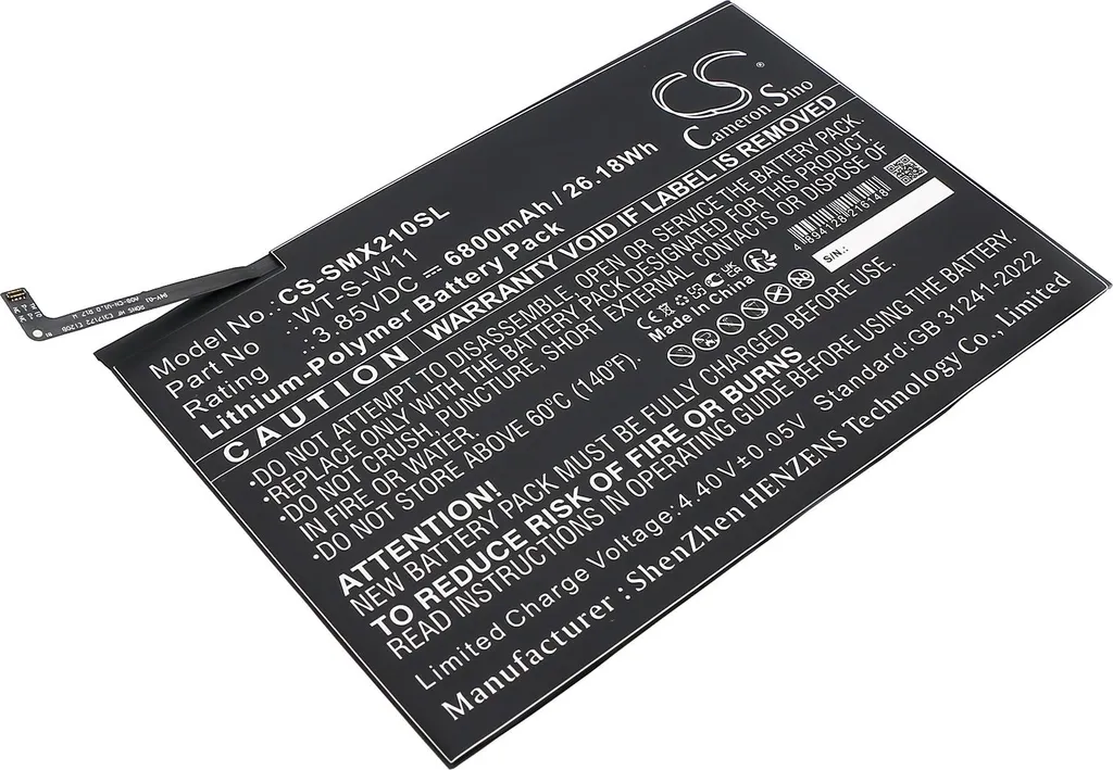 Batterie Samsung SM-X210 Galaxy Tab A9+ 11 Longue Durée 7040mAh