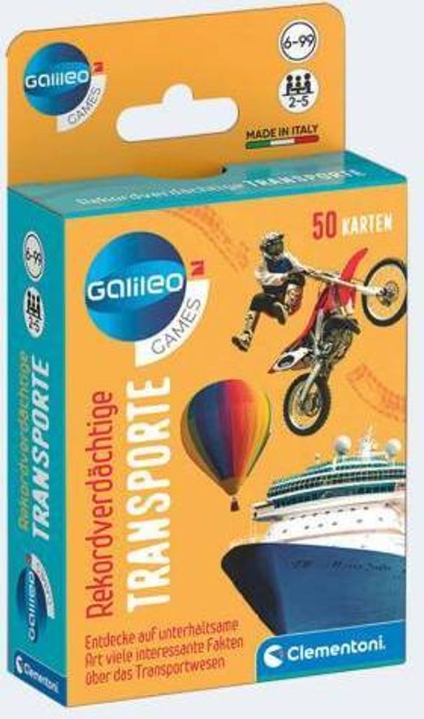 Galileo Games - Rekordverdächtige Transporte