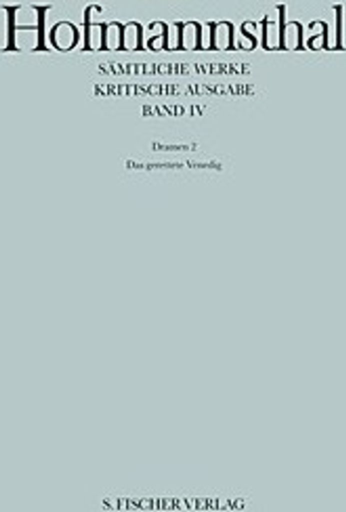 Dramen II. Das gerettete Venedig