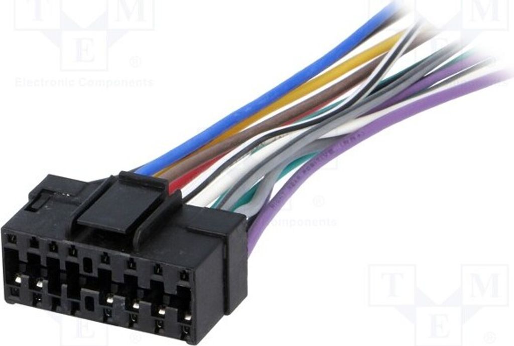 1x Steckverbinder PIN: 16 Steckverbinder für Panelradioempfänger mit Kabeln 0