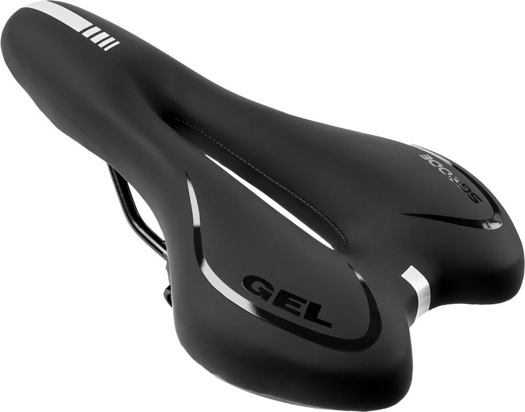 SGODDE Fahrradsattel mit Überzug – Ergonomischer Komfortsattel mit Memory-Schaum | Wasserfester & rutschfester Fahrradsitz für City-, Trekking-...