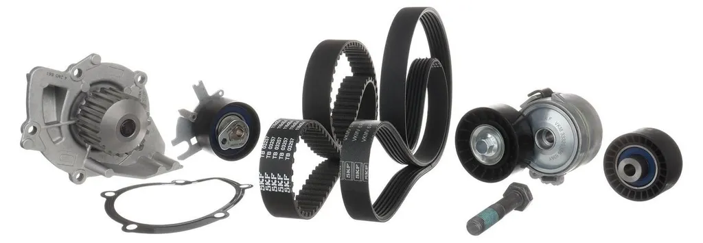 Pompe à eau et kit distribution VKMC 13008 pour Ford Focus II 1217 mm
