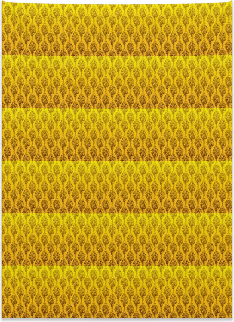 Abakuhaus Jahrgang Wandteppich, Viktorianische wirbelt Blätter aus Weiches Mikrofaser Stoff Kein Verblassen Klare Farben Waschbar, 110 x 150 cm, G...