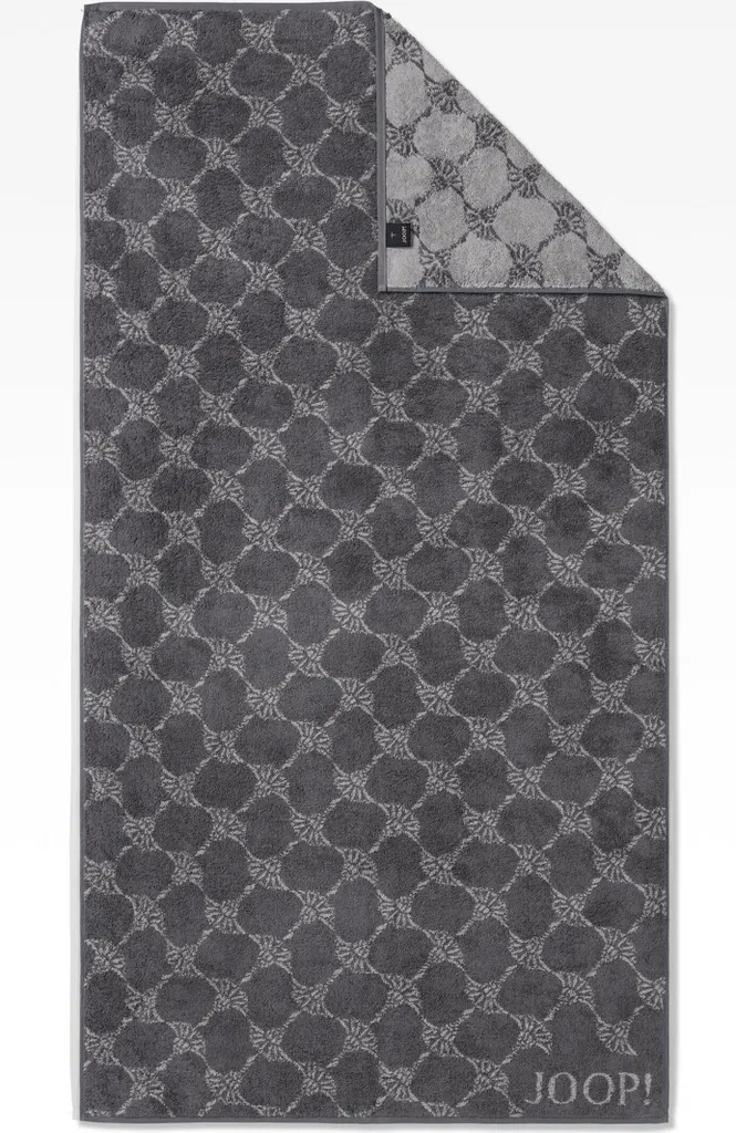 Grand drap de bain anthracite 80x150 cm JOOP! Classic Cornflower