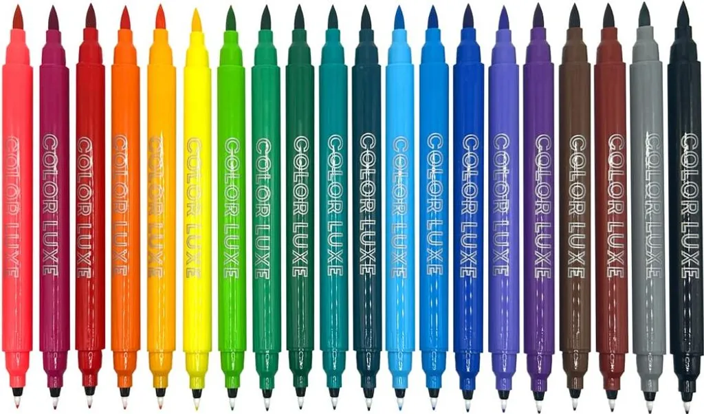 Coloriage Sans Limite avec les 20 Feutres Double Pointe Ooly Enfant - 2
