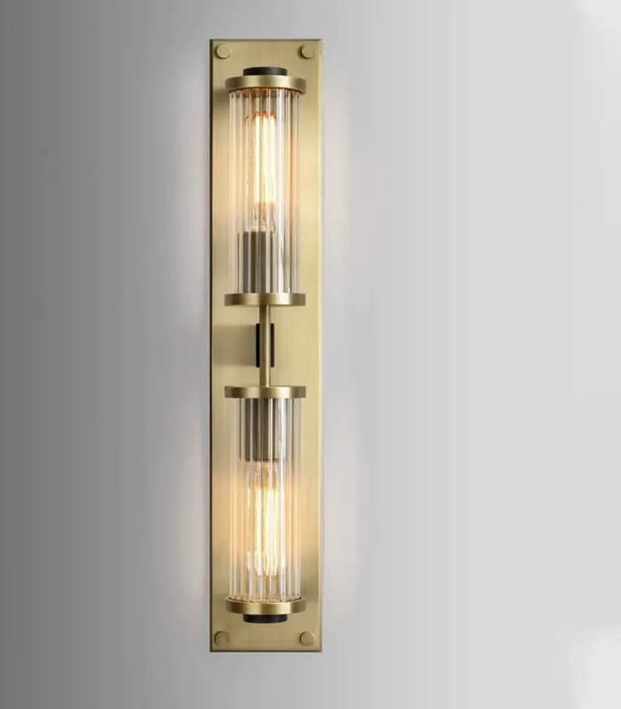 Applique Murale Cristal 70 cm Girona : Métal de Qualité et Éclat Pur