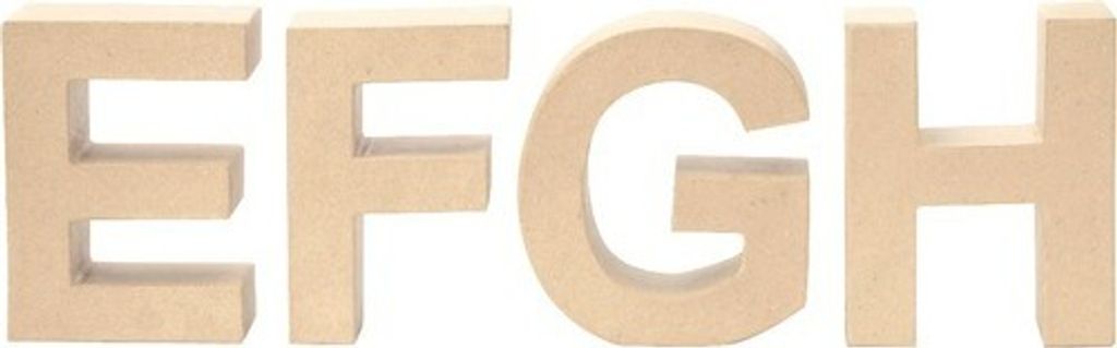 Glorex Papp-Buchstabe E 17,5 x 5,5 cm Produktbild 