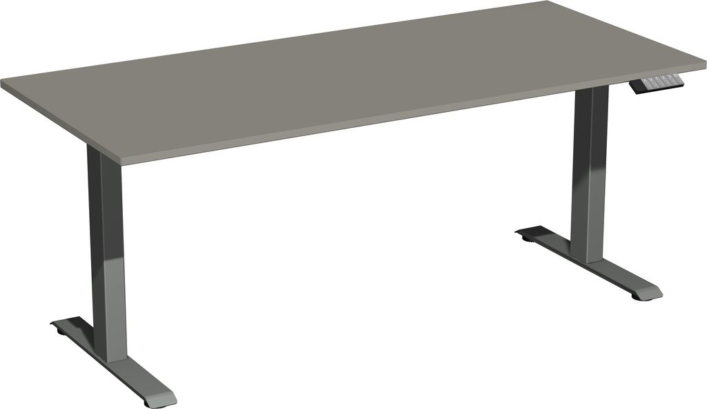 Geramöbel Tisch Elevate Plus 1800x800x630-1280mm an/on