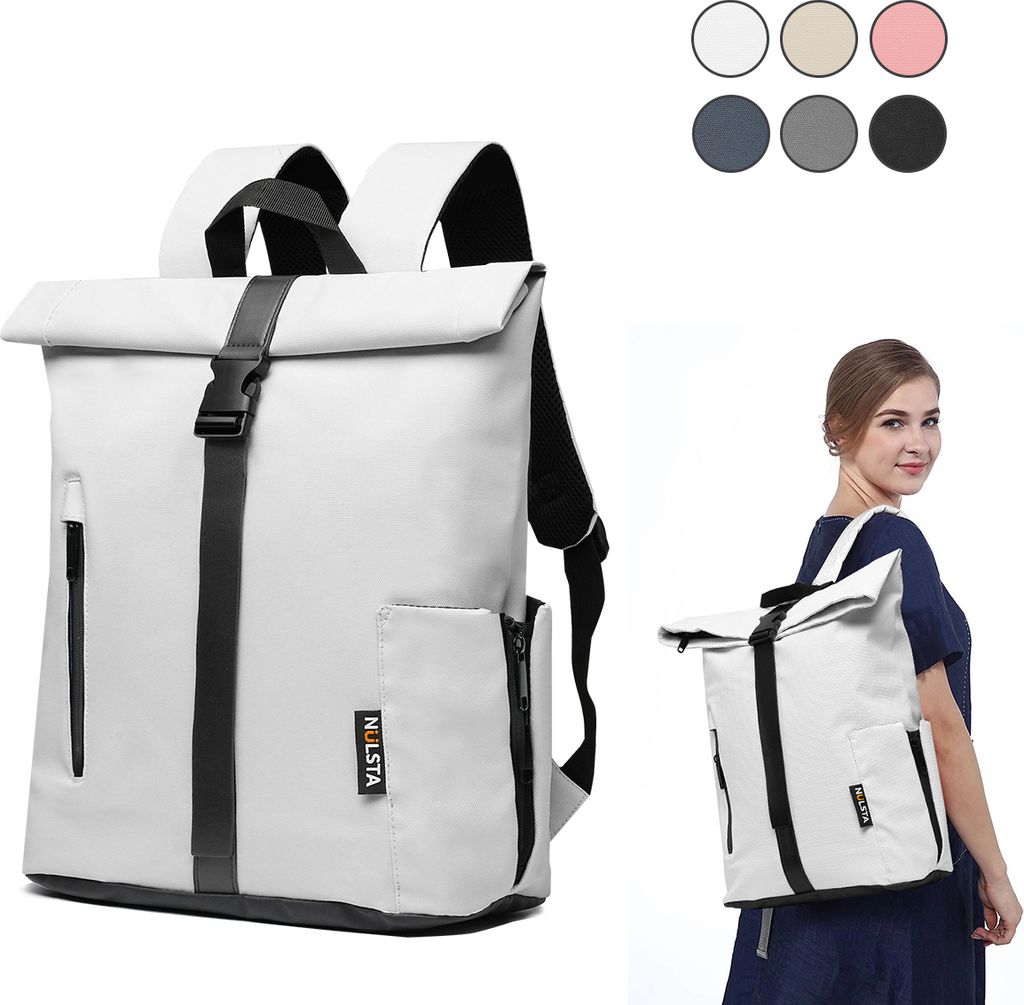 7MAGIC RollTop Rucksack 20L-25L, Laptoptasche 15,6 Zoll Groß Kapazität Daypack, Schulrucksack Backpack Fahrradrucksack Freizeitrucksack für Uni ...