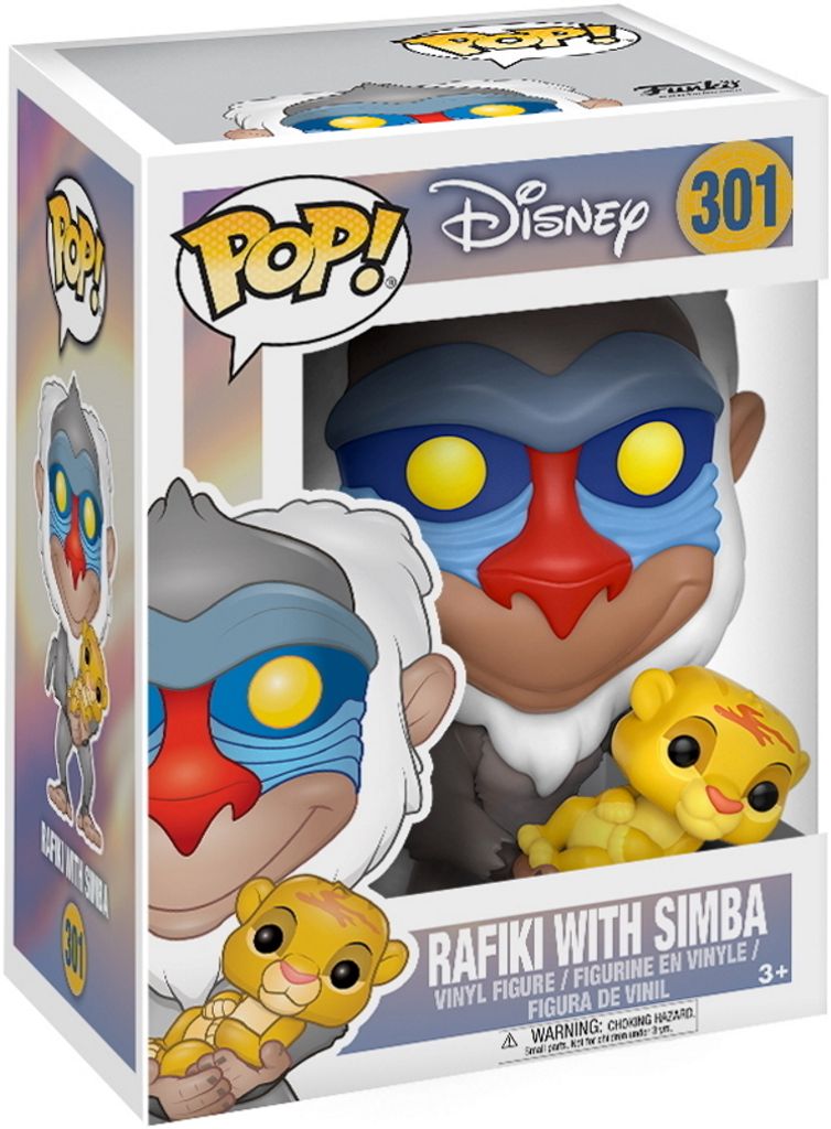 Disney - Rafiki with Simba 301 - Funko Pop! - Vinyl Figur