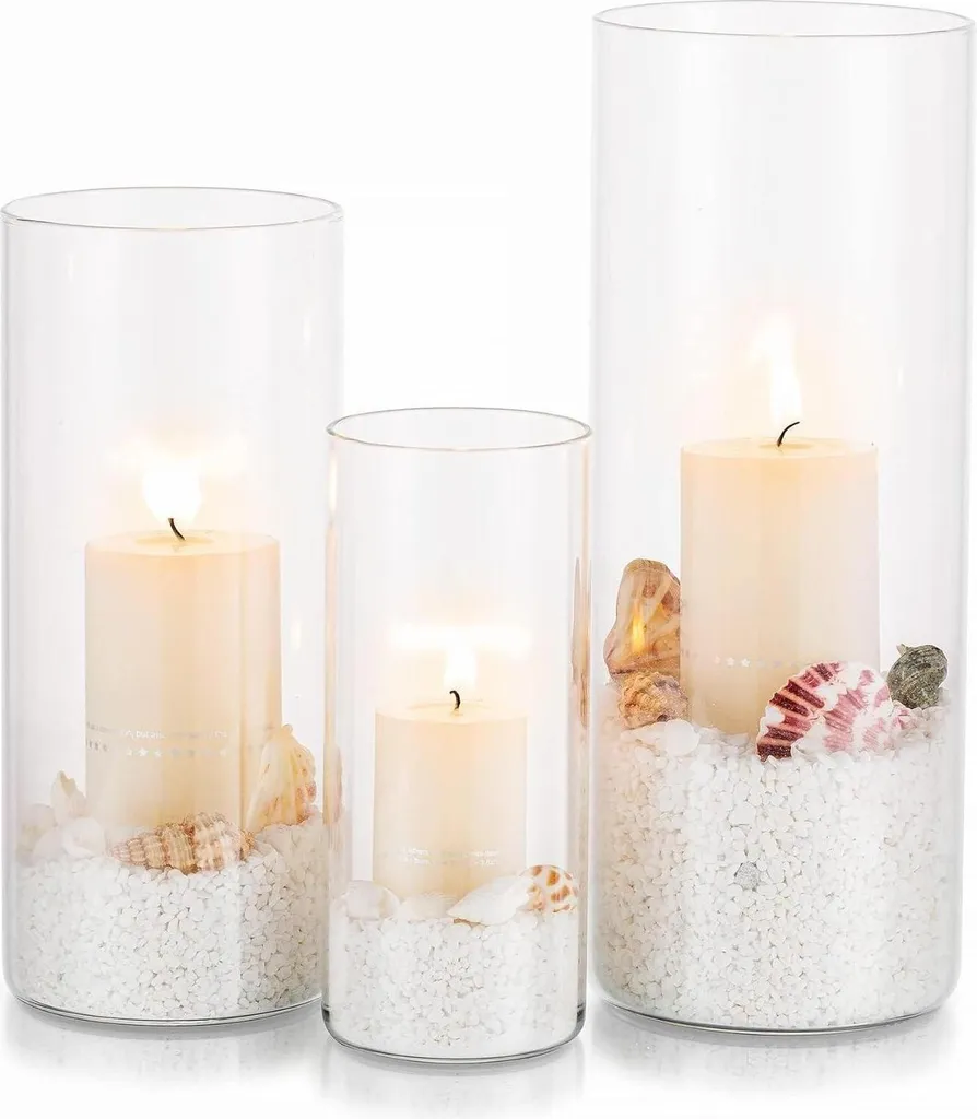 Set de décoration de table avec bougeoirs et vases pour dîners festifs