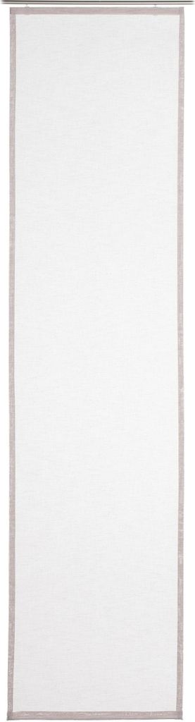 GÖZZE Flächenvorhang PERU taupe BH 60x245 cm braun Gardine Fertigvorhang