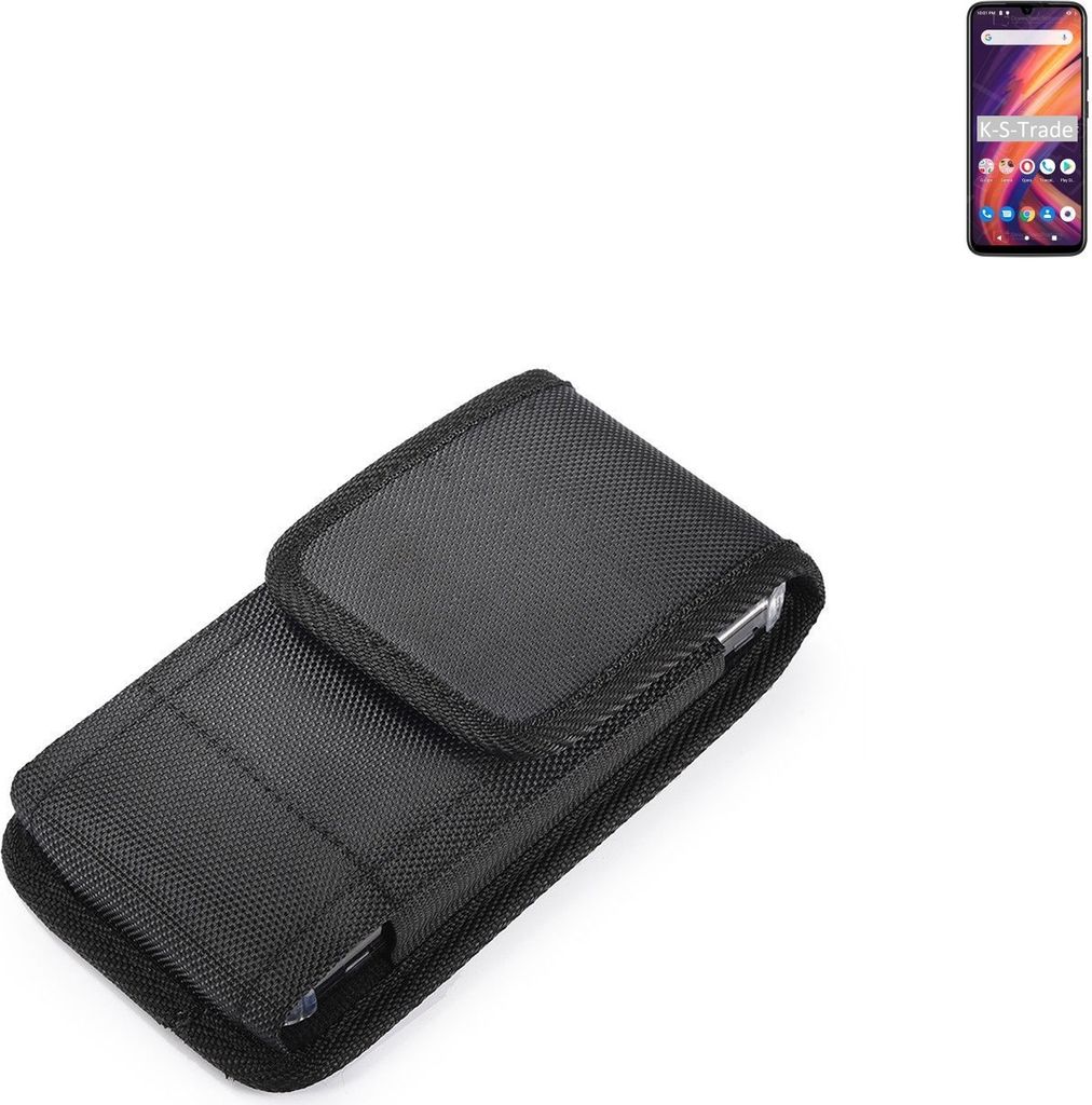 Holster Gürteltasche kompatibel mit Lenovo A7 Holster Gürtel Tasche wasserabweisend Handy Hülle Schutz Hülle Outdoor schwarz K-S-Trade