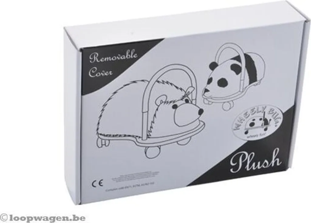 Voiture Panda Wheelybug petit modèle avec roulettes 360° en bois - 6