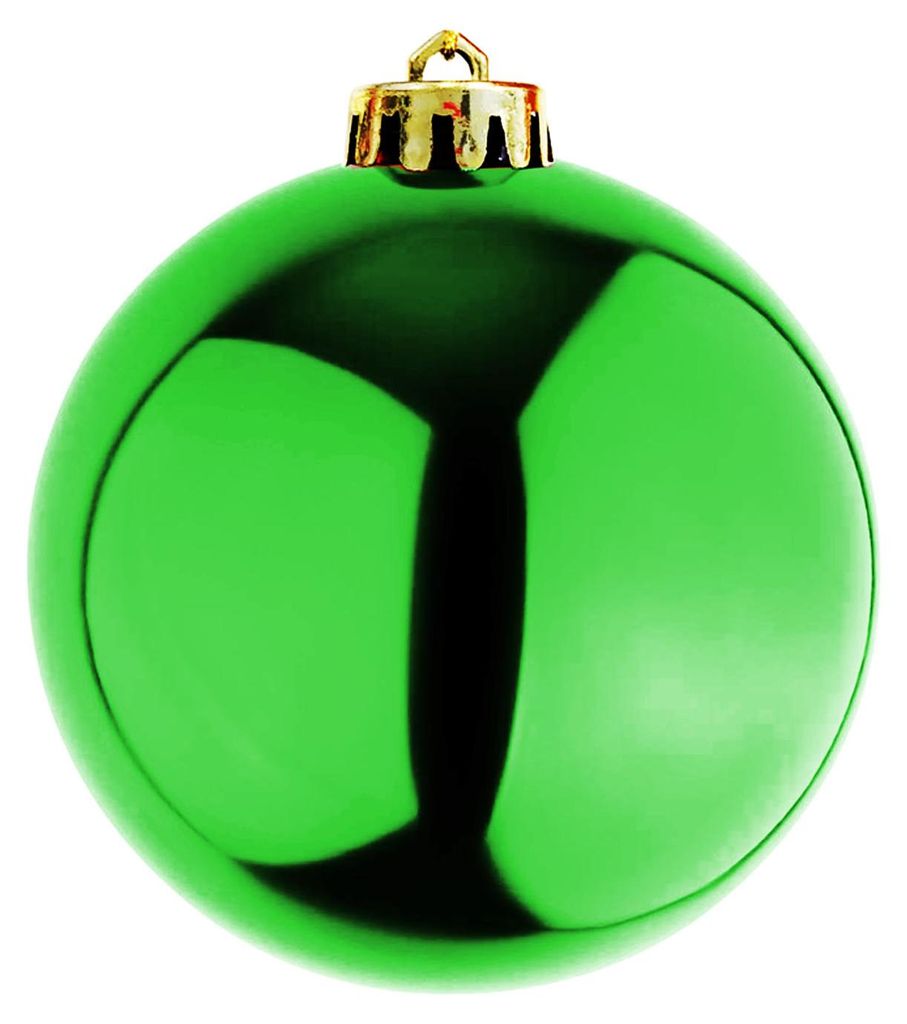 XXL Christbaumkugeln Weihnachtsbaumkugeln Baumschmuck Lime Ø 20cm