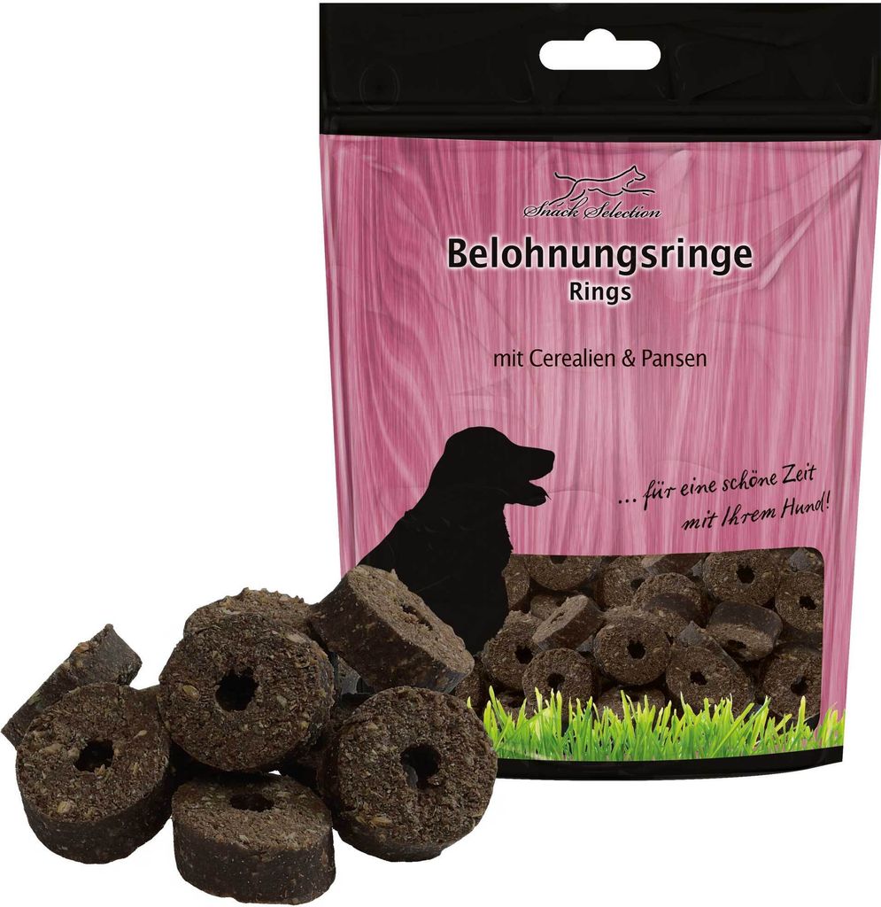 Schecker 3 x 500g Belohnungsringe Cerealien & Pansen - Produktbild 
