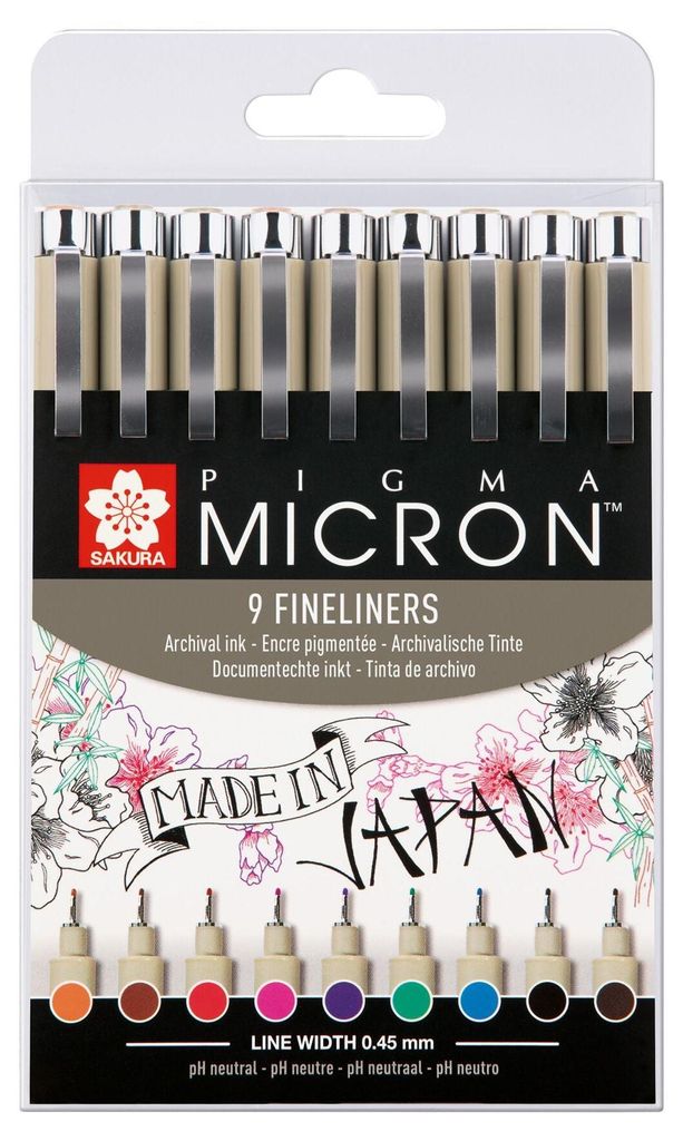 Sakura POXSDK059, Viacfarebný, Jemná, Béžová, Kolo, 9 kusov Obrázok produktu 