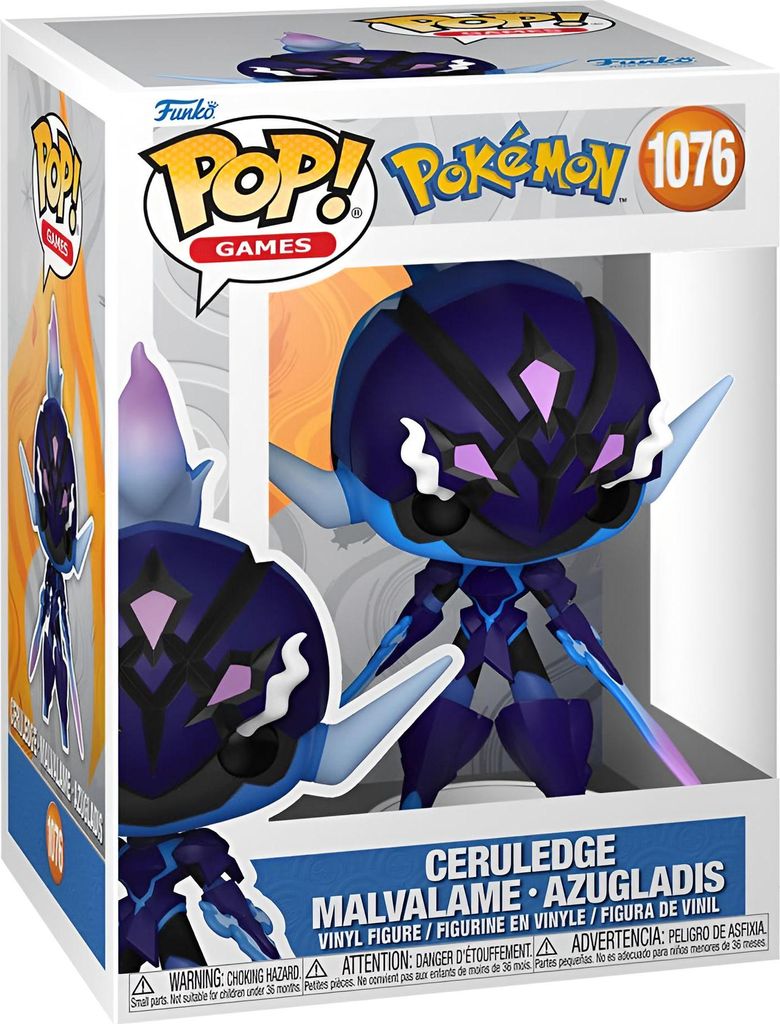 Pokémon - Ceruledge Malvalame Azugladis 1076 - Funko Pop! Produktbild 