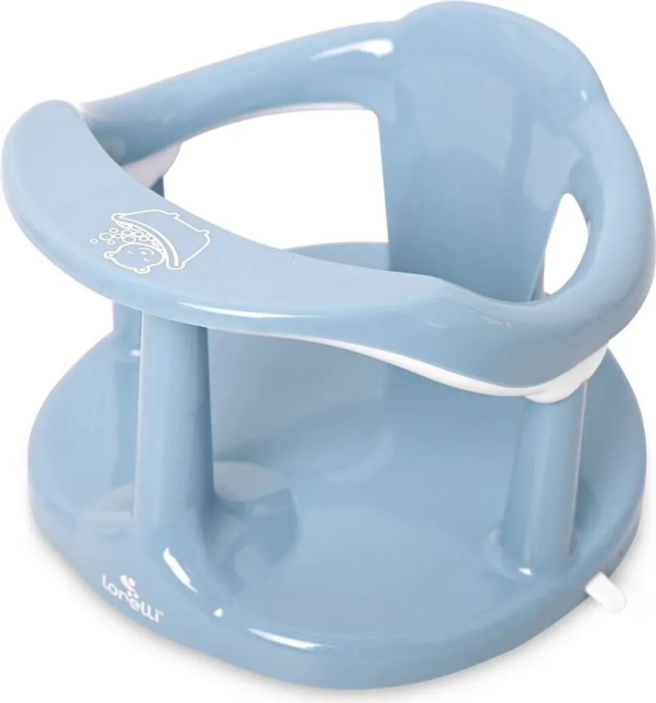 Siège de bain antidérapant Happy Bubbles pour nourrisson dossier haut