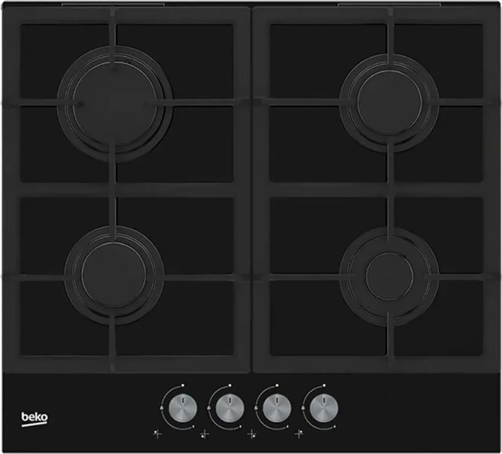 Plaque de cuisson Beko HILG 642C5 SB gaz : nettoyage facile et sûr