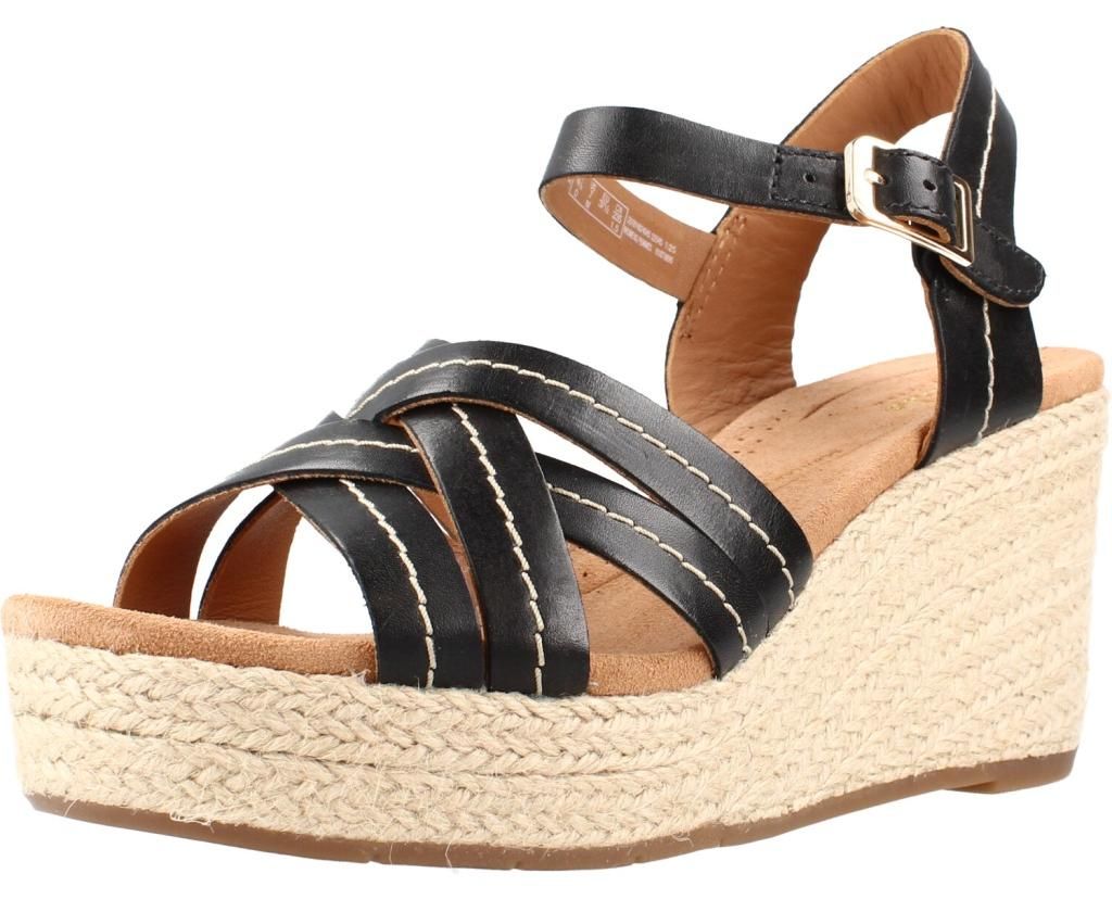 Clarks Sabina Damen Riemen-Sandalen Schwarz