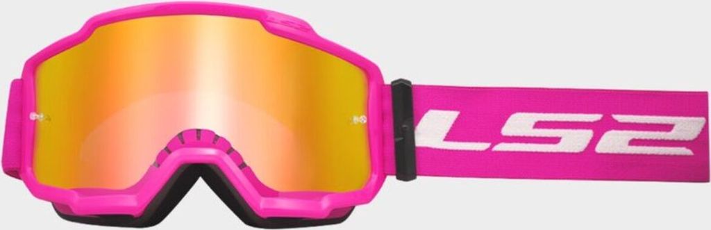 Maschera Motocross LS2 CHARGER Rosa Lente Iridium Immagine del prodotto 
