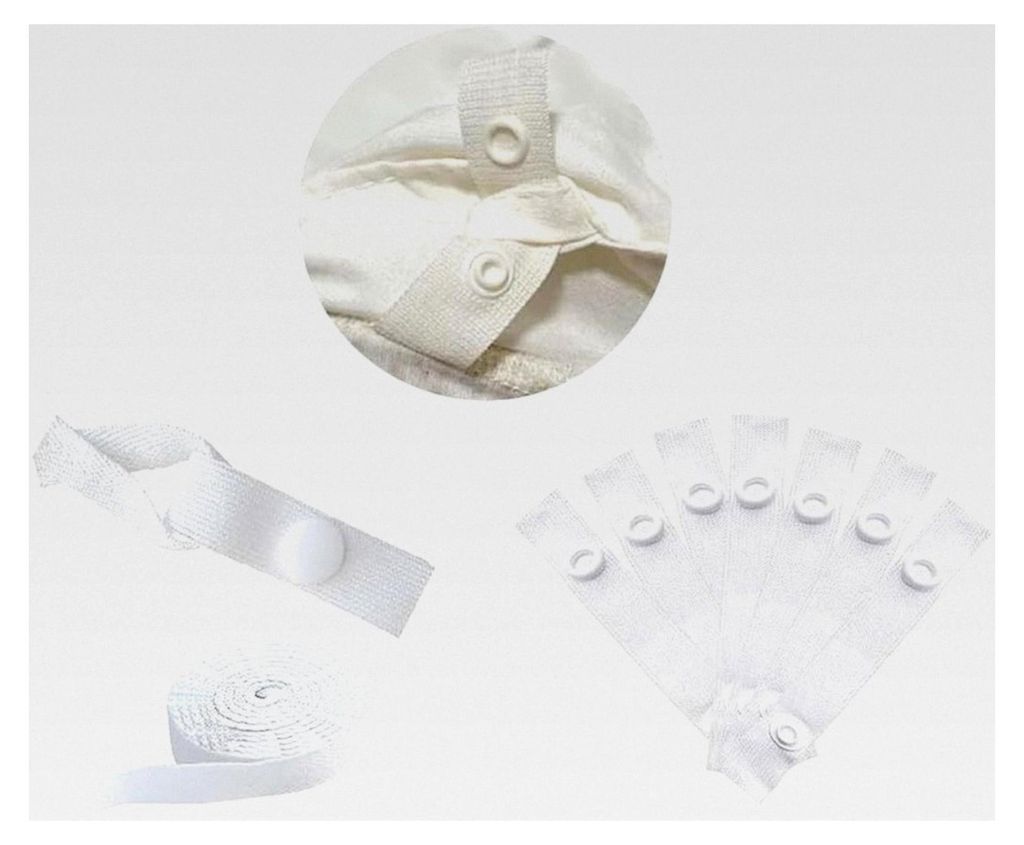 Druckknöpfe zur Befestigung von Bettdecken, 16 Sets