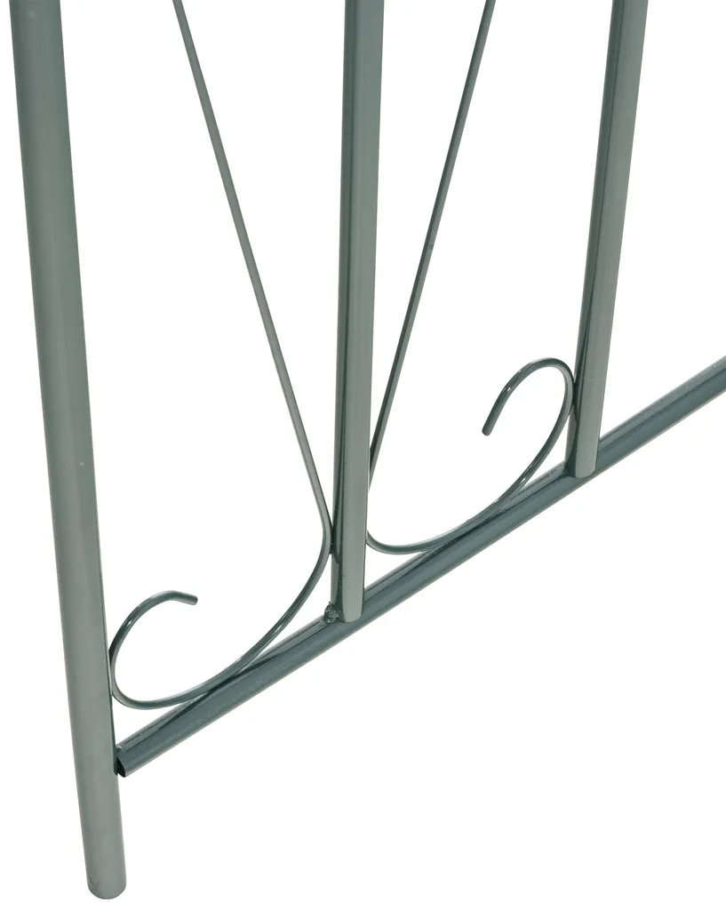 Arche à Roses CLP Arcs de 60 cm en Fer Vert avec Poids Élevé Robuste - 6