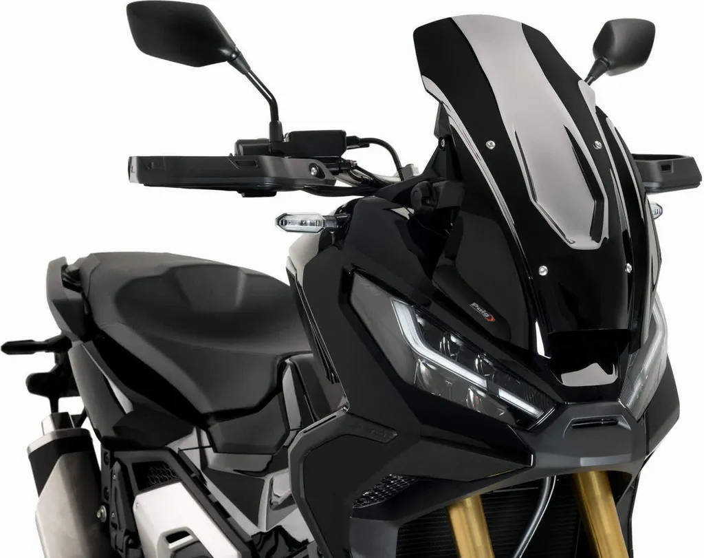 Bulle Sport PUIG Noire 570x365mm pour Honda X-ADV 750 (Modèle 21251N)
