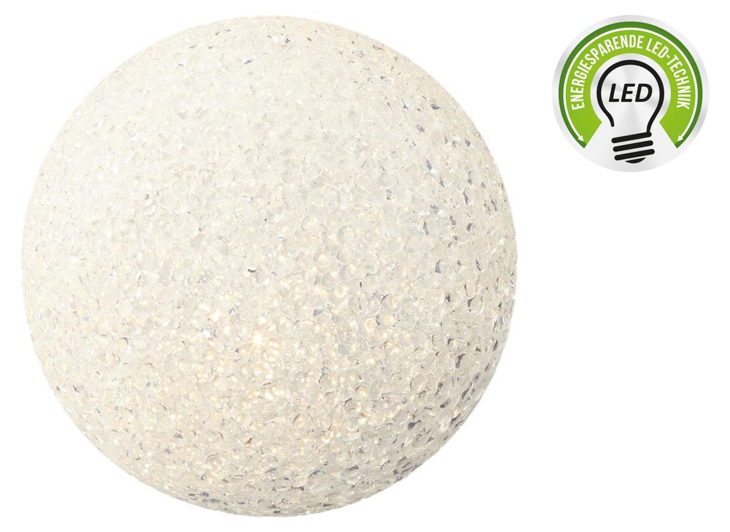 LED Deko Kugel "Soft", 6cm, Lampe, Deko, Gartendeko, Licht Produktbild 