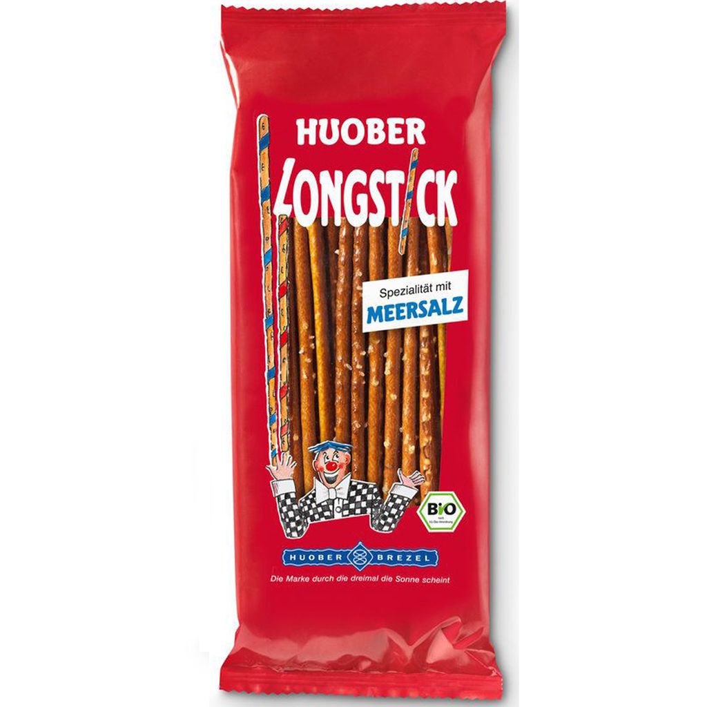 Huober organiczne chrupiące precle z solą morską 125g Zdjęcie produktu 