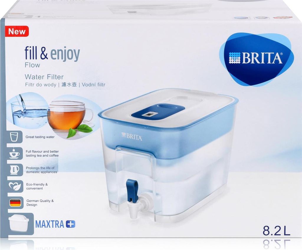 Filtro acqua BRITA Flow Optimax 8,2 L con 1x cartuccia Immagine del prodotto 
