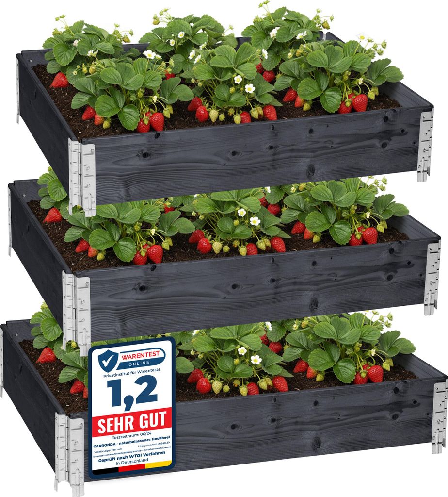 Garronda 3 pièces rehausse en bois pour palette caisse de Image du produit 