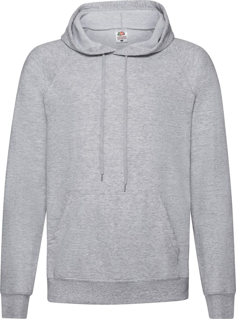 Fruit of the Loom Fruit of the Loom Lightweight Hooded Sweat Farbe: graumeliert Größe: L