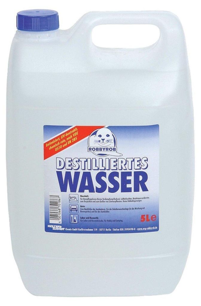 ROBBYROB Eau distillée bidon 20 l - 1029000000 Image du produit 