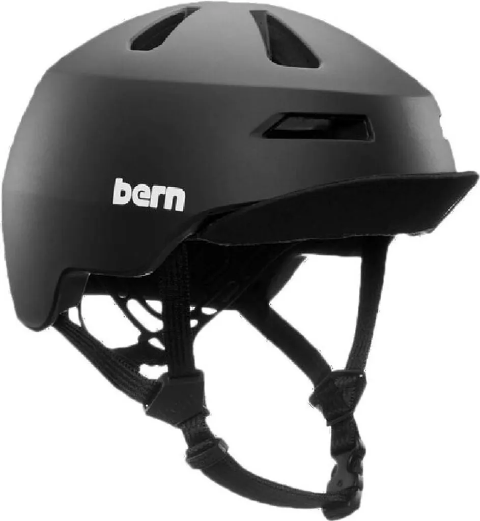 Casque Bern Nino 2.0 Noir M - Casque de Vélo Urbain pour Enfant Sécurisé