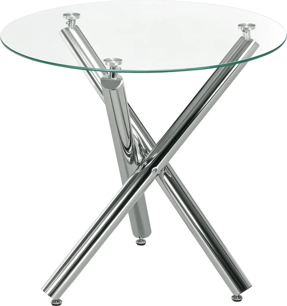 Table de repas ronde 4 personnes idéale pour petit appartement blanc