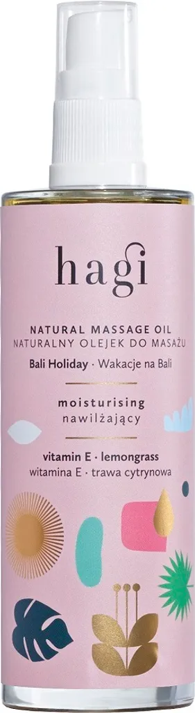 Huile Corps Bali Holiday Hagi - Hydratation Naturelle et Éclat 100 ml
