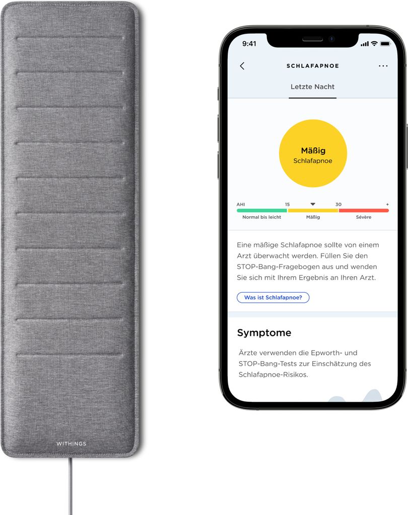 Schlaftracker unter der Matratze Sleep Analyzer Produktbild 