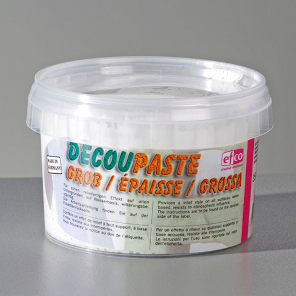 Bastelmaterial Decoupaste mit grober Textur für kreative Produktbild 