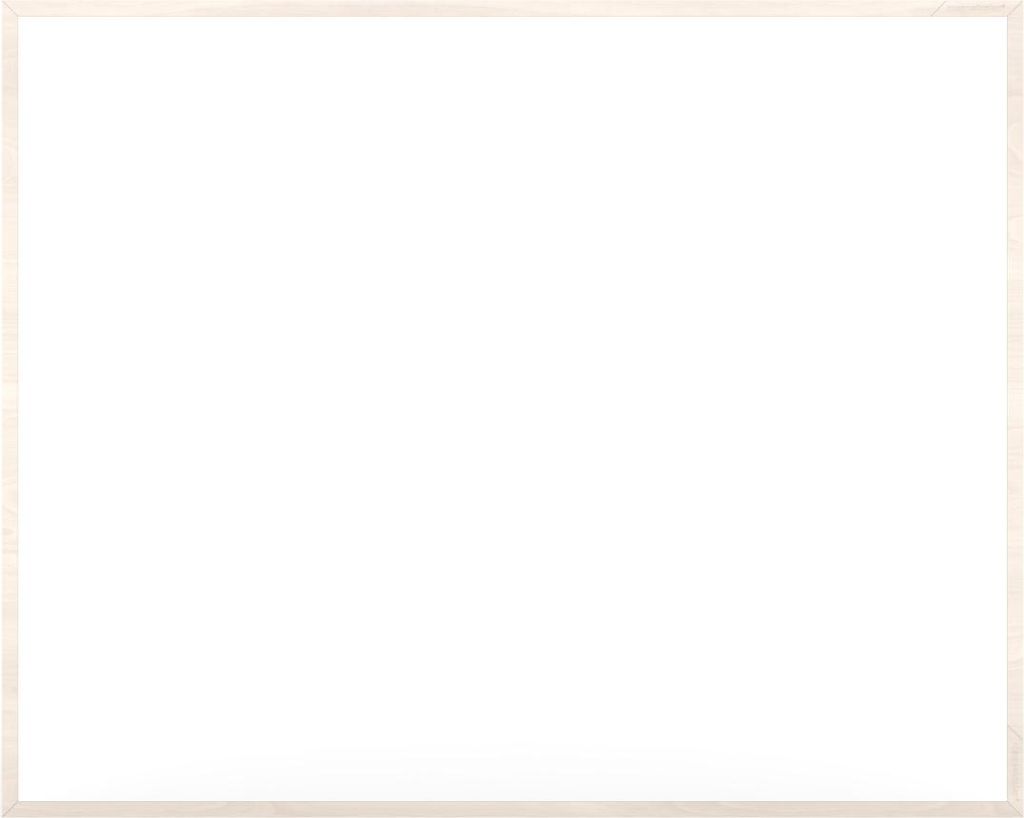 magnetoplan Whiteboard Wood Series 1440000 Rahmen ws 96x48cm