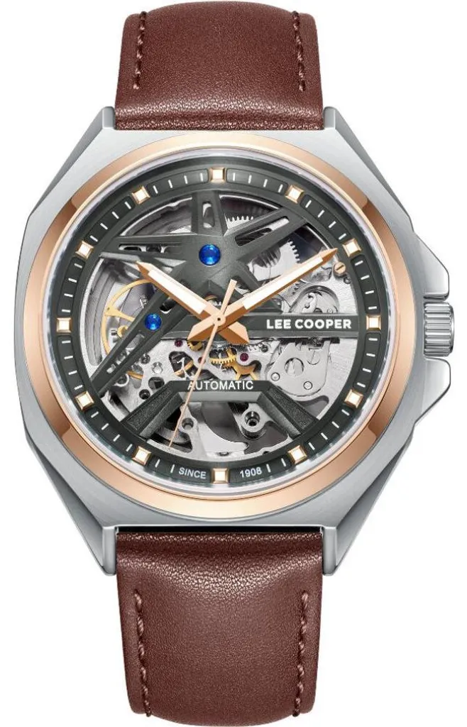 Montre Automatique Fiable Lee Cooper KINGSLEY Homme sans Pile