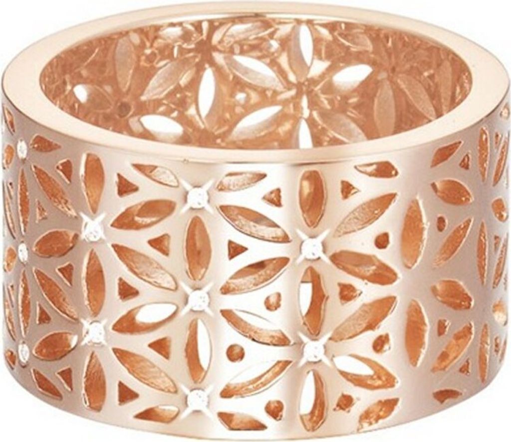 Esprit Damen Ring Edelstahl Rosé JW50220 Zirkonia Produktbild 