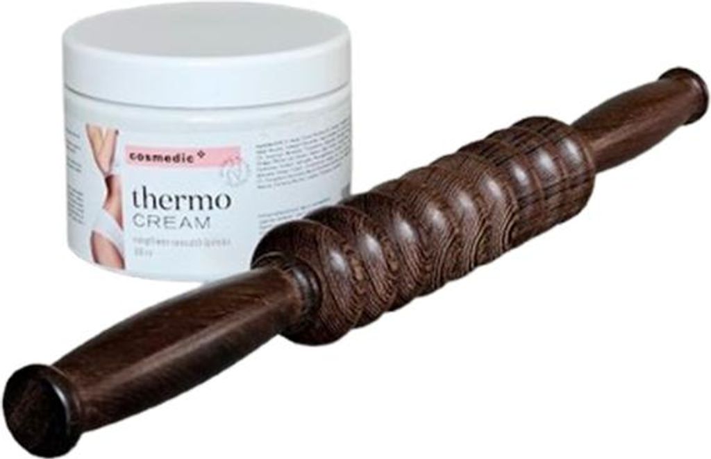 Massageroller mit ekliger THERMO-Creme