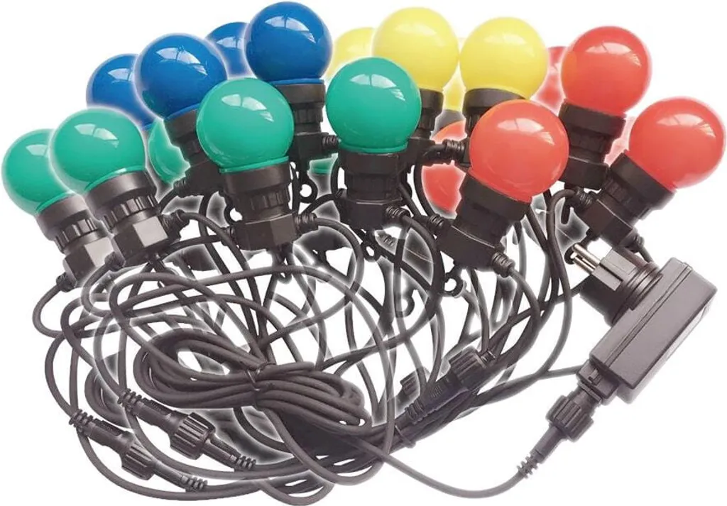 VIKY 2 Catene Luminose A LED Con Timer, 2m, 20 LED Bianco Caldo, Microfilo Di Rame, Per Interni, Funzionamento A Batteria - 6