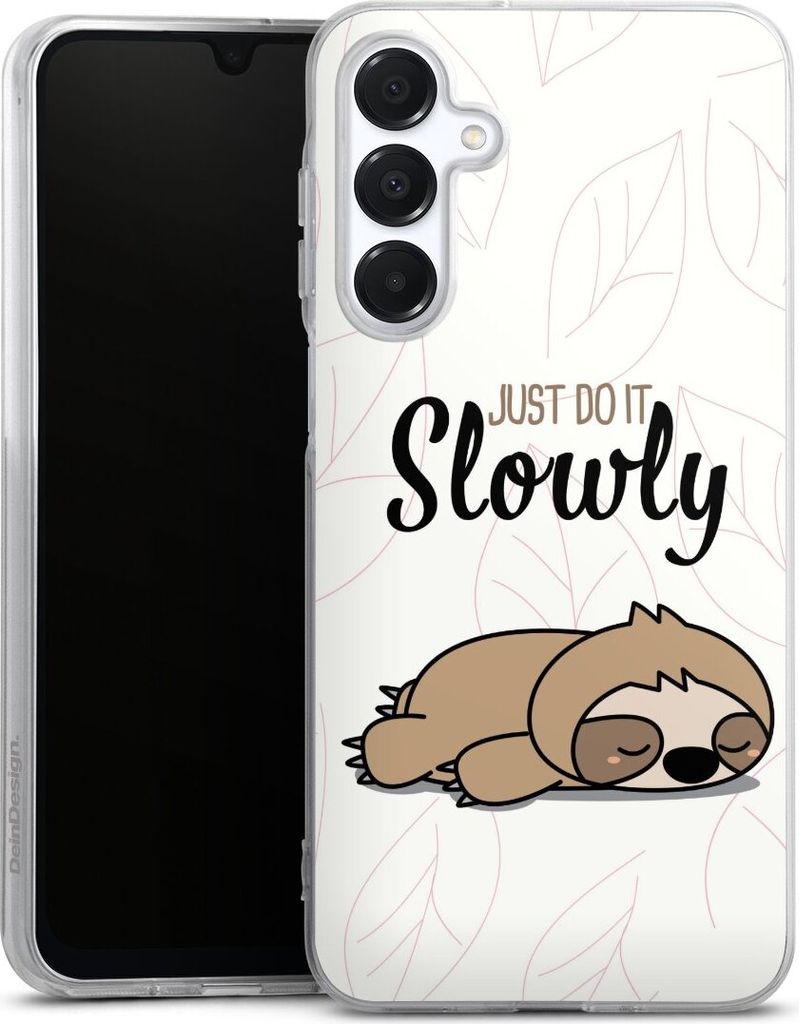 DeinDesign Handyhülle für Samsung Galaxy A16 5G Silikon Hülle Case Smartphone Schutzhülle Faultier Tiere lazy sunday