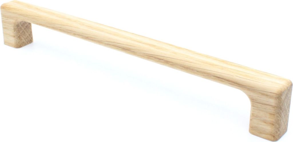 Möbelgriff BA 416mm, Schrankgriff Eiche massiv, Holzgriff für Küche