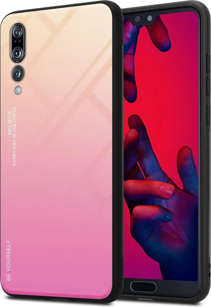 COFI 1453 - Huawei P20 Pro Custodia Di Cellulari Silicon Case Cover Blu